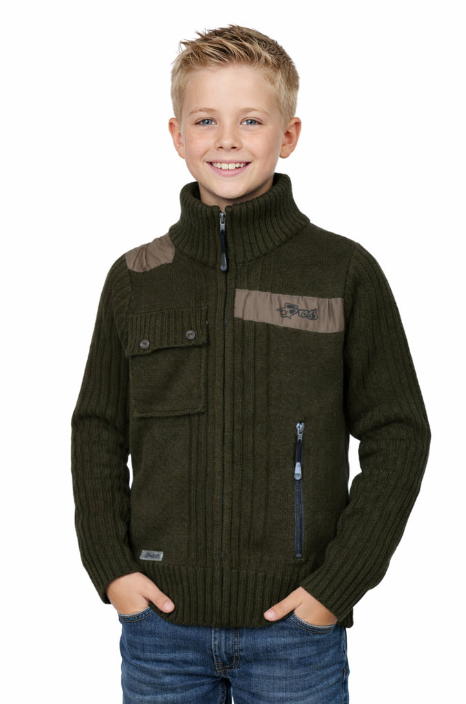 Chaleco Tejido Clásico Bross Green (Niño)