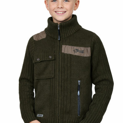 Chaleco Tejido Clásico Bross Green (Niño)