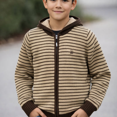 Chaleco Tejido Clásico Bross Brown (Niño)