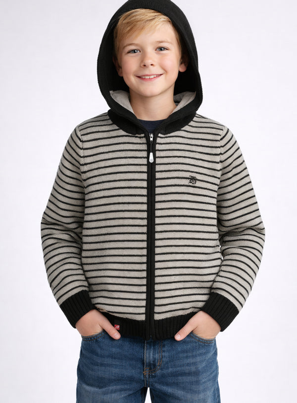 Chaleco Tejido Clásico Bross Gray (Niño)