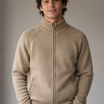 Chaleco Tejido Wanser Beige (Hombre)