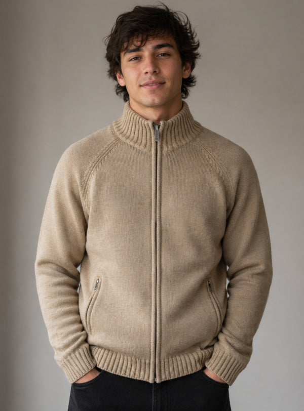 Chaleco Tejido Wanser Beige (Hombre)