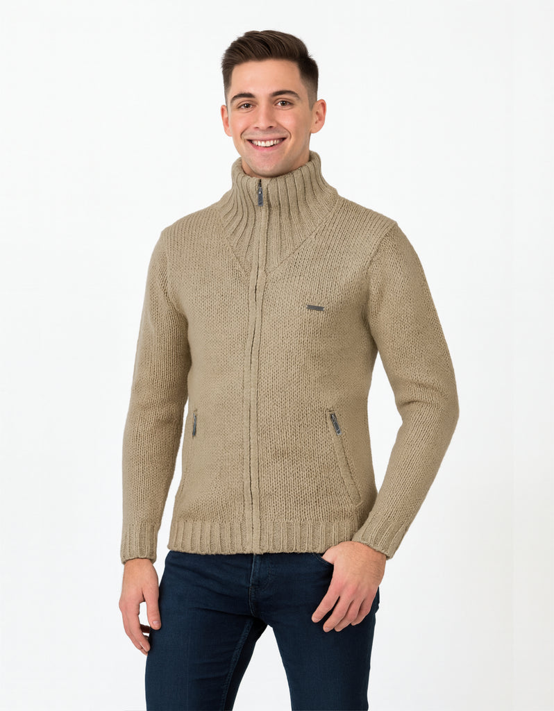 Chaleco Tejido Wanser Beige (Hombre)