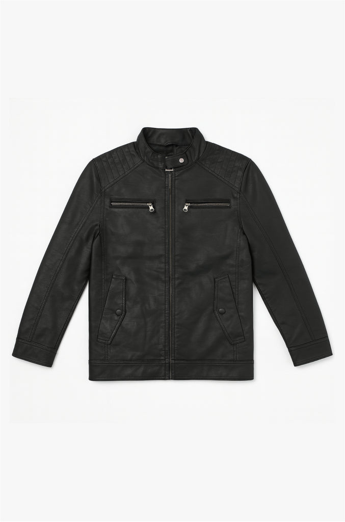 Chaqueta Ecocuero V1 Black (Niño)