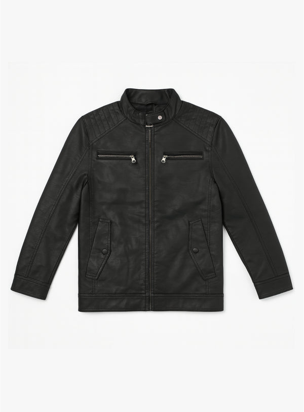 Chaqueta Ecocuero V1 Black (Niño)