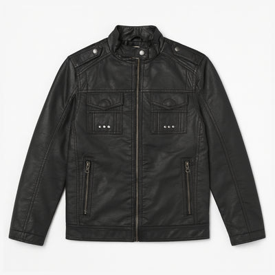 Chaqueta Ecocuero V2 Black (Niño)