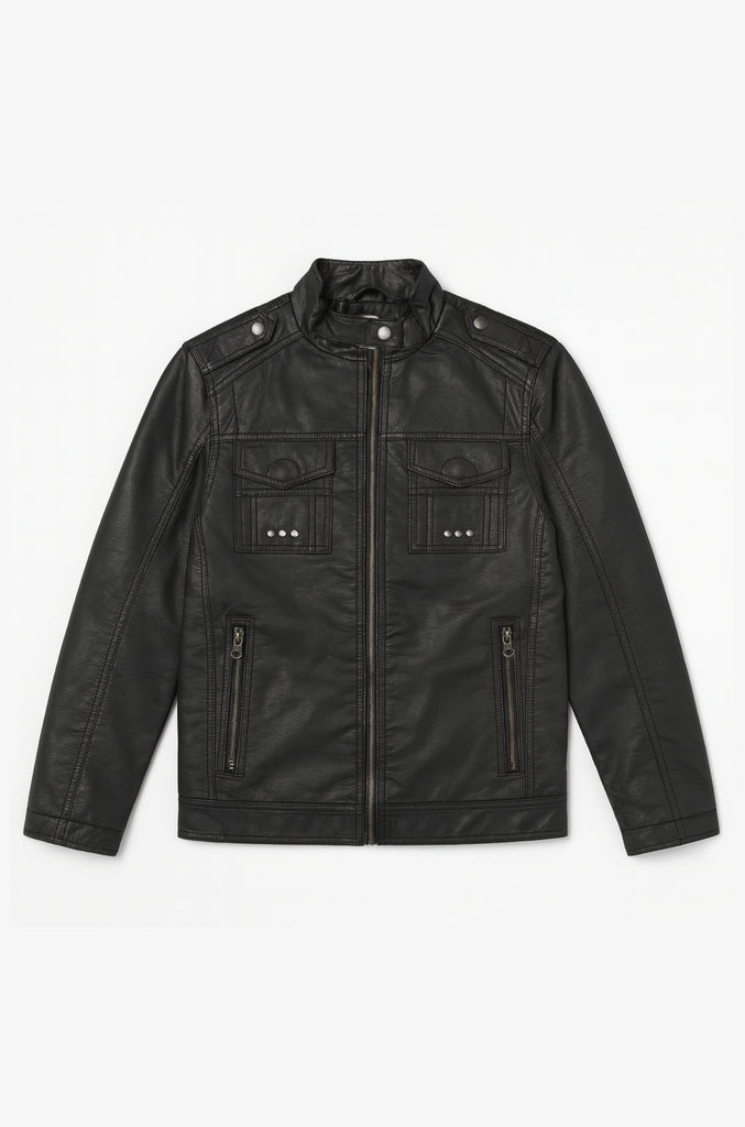 Chaqueta Ecocuero V2 Black (Niño)