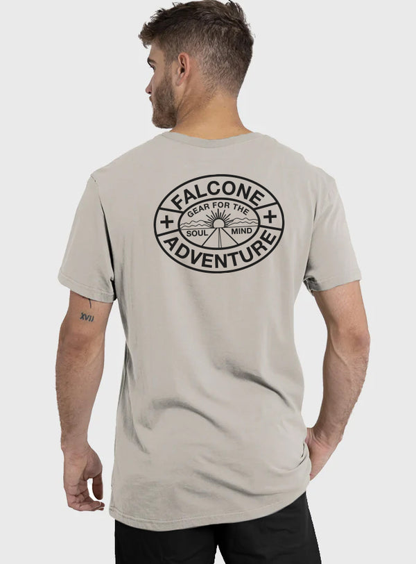 Polera Orgánica Soul Mind Taupe (Hombre)