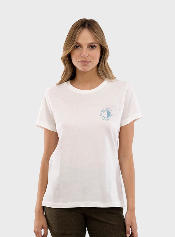 Polera Orgánica Sunset White (Mujer)