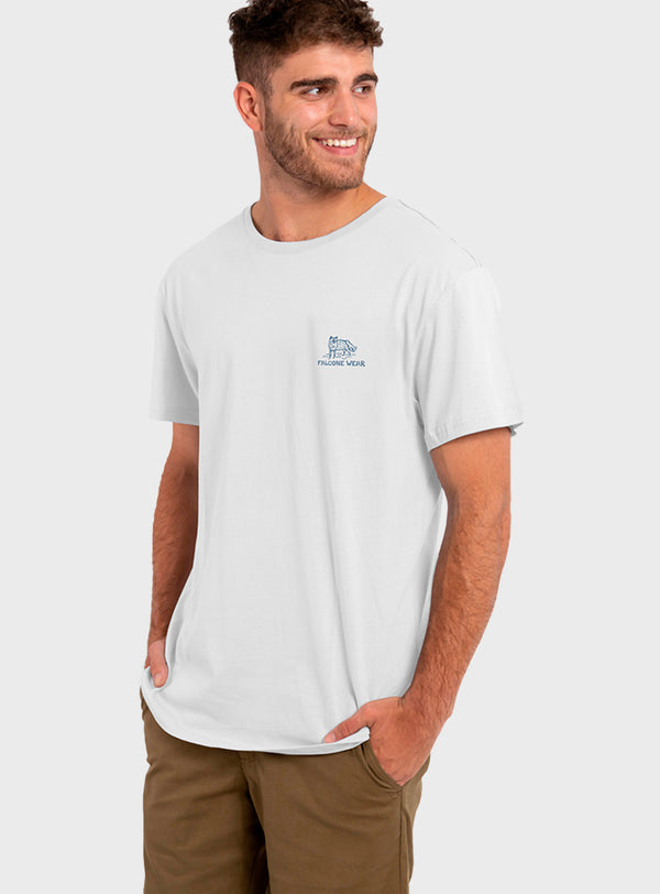 Polera Orgánica Seek And Explore White (Hombre)