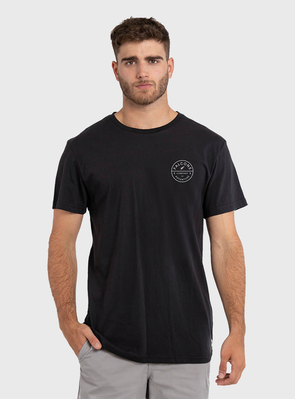 Polera Orgánica Company Of Adventure Black (Hombre)