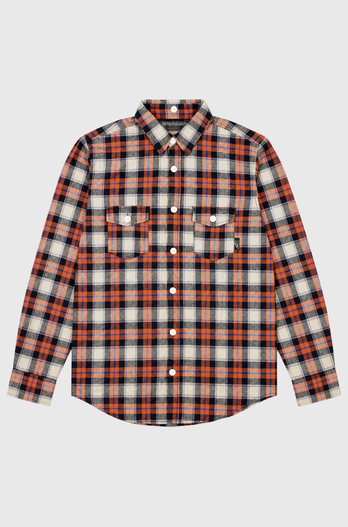 Camisa Escocesa V2 Wanser Orange (Hombre)