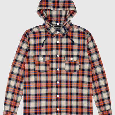 Camisa Escocesa V2 Wanser Orange (Hombre)