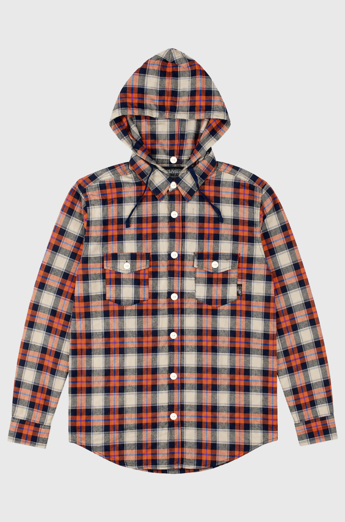 Camisa Escocesa V2 Wanser Orange (Hombre)