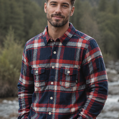 Camisa Escocesa V2 Wanser Red (Hombre)