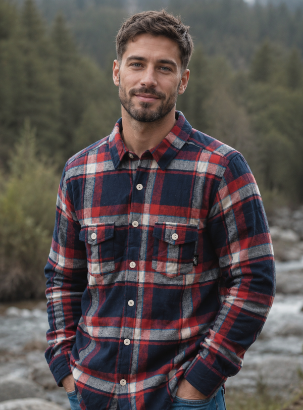 Camisa Escocesa V2 Wanser Red (Hombre)