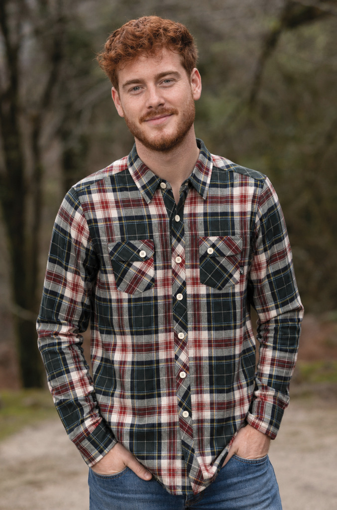 Camisa Escocesa V1 Wanser Red (Hombre)
