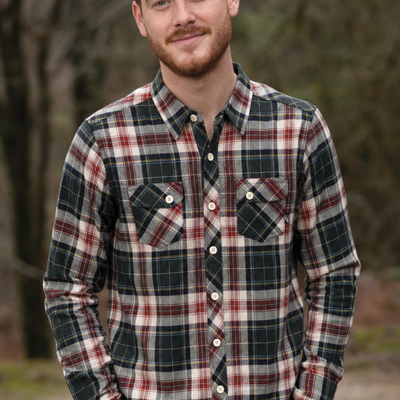 Camisa Escocesa V1 Wanser Red (Hombre)