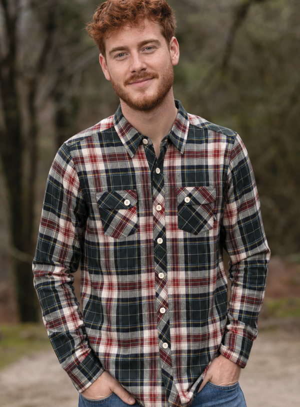 Camisa Escocesa V1 Wanser Red (Hombre)