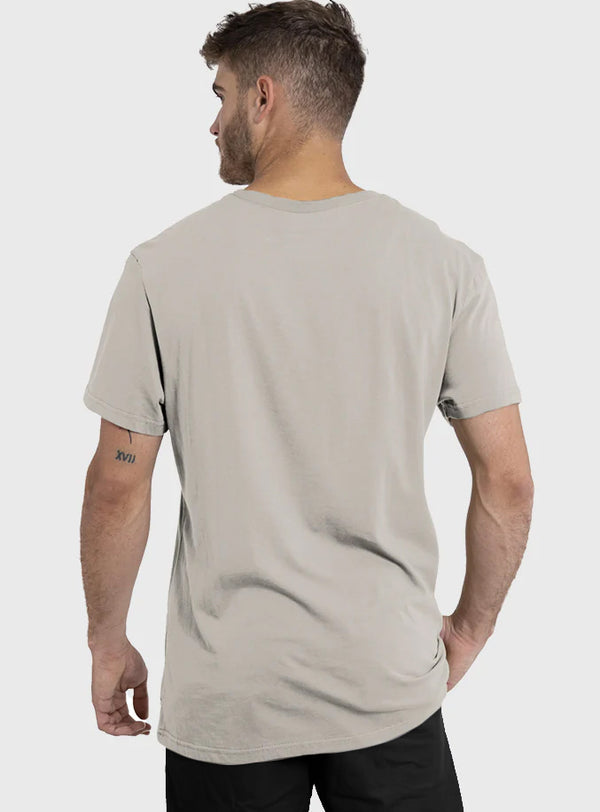 Polera Orgánica Classic Logo V2 Taupe (Hombre)