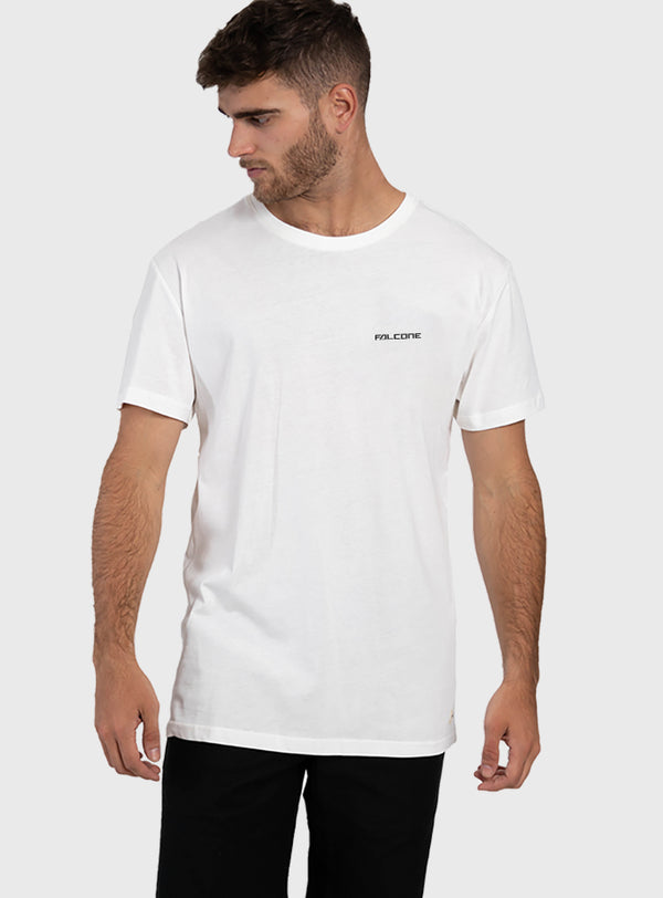 Polera Orgánica Classic Logo V2 White (Hombre)