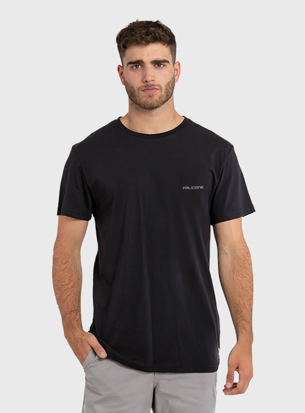 Polera Orgánica Classic Logo V2 Black (Hombre)