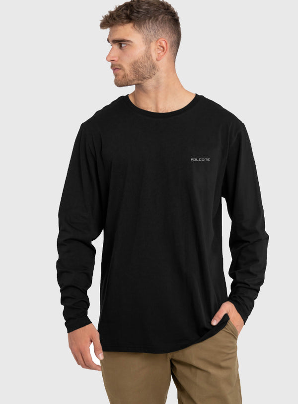 Polera Manga Larga Classic Black (Hombre)