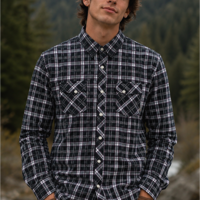 Camisa Escocesa Wanser Blue (Hombre)