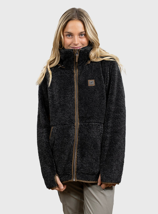 Chaqueta Shaggy Lander V2 Heather Black (Mujer)