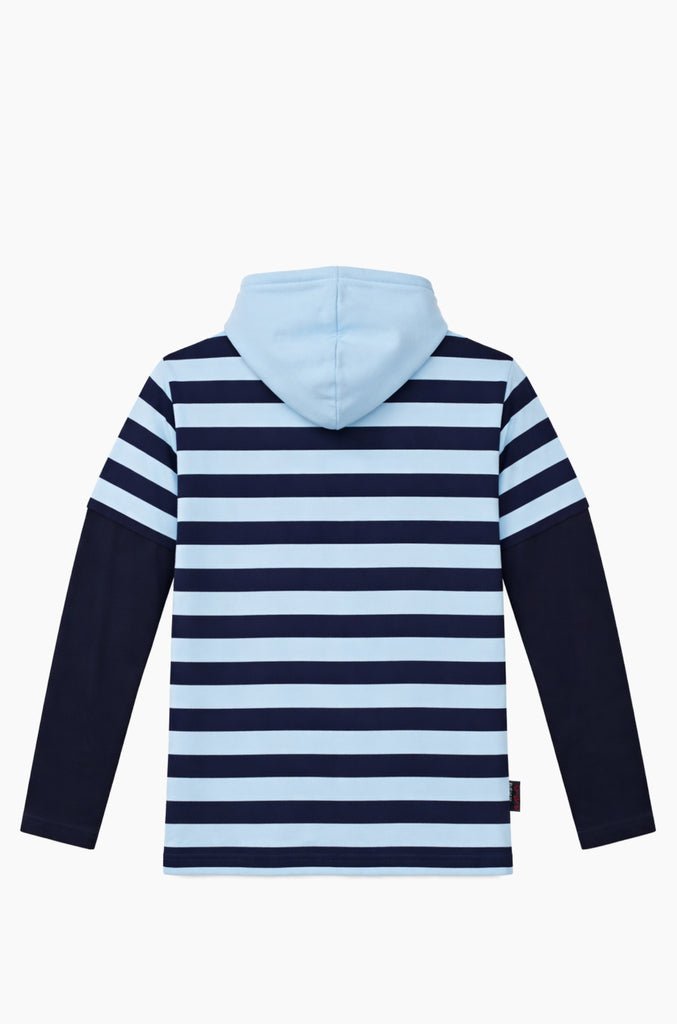 Polera Casual Manga Larga Bross Blue (Hombre)