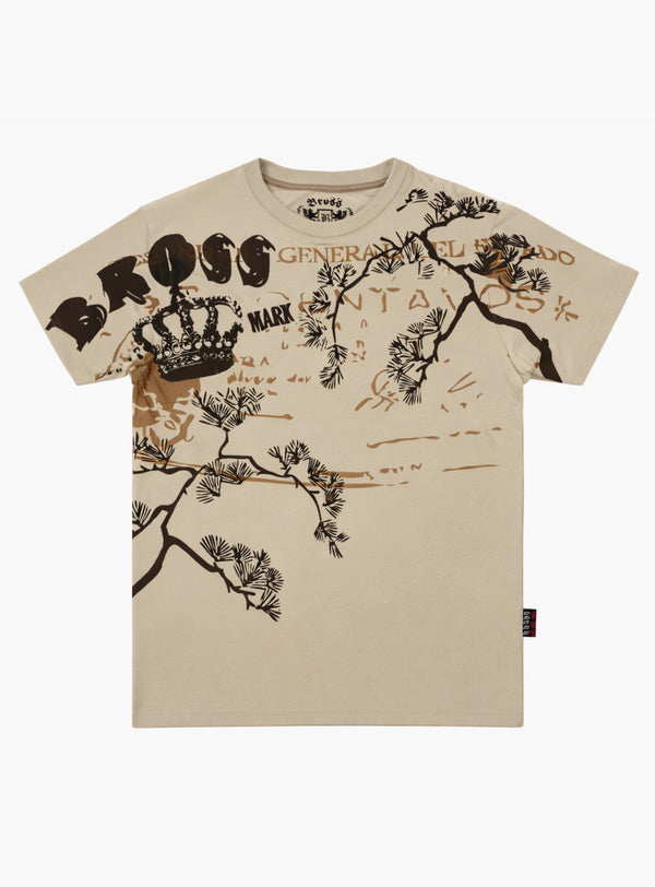 Polera Casual Bross Beige (Hombre)