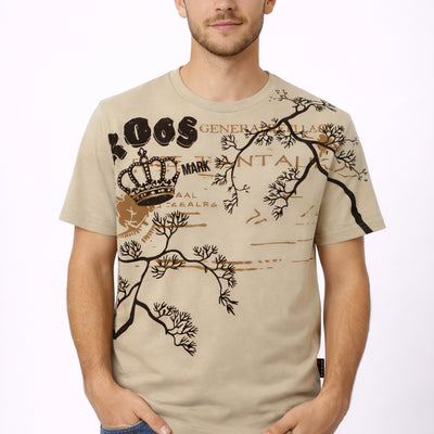 Polera Casual Bross Beige (Hombre)