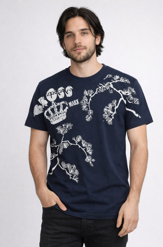Polera Casual Bross Dark Blue (Hombre)