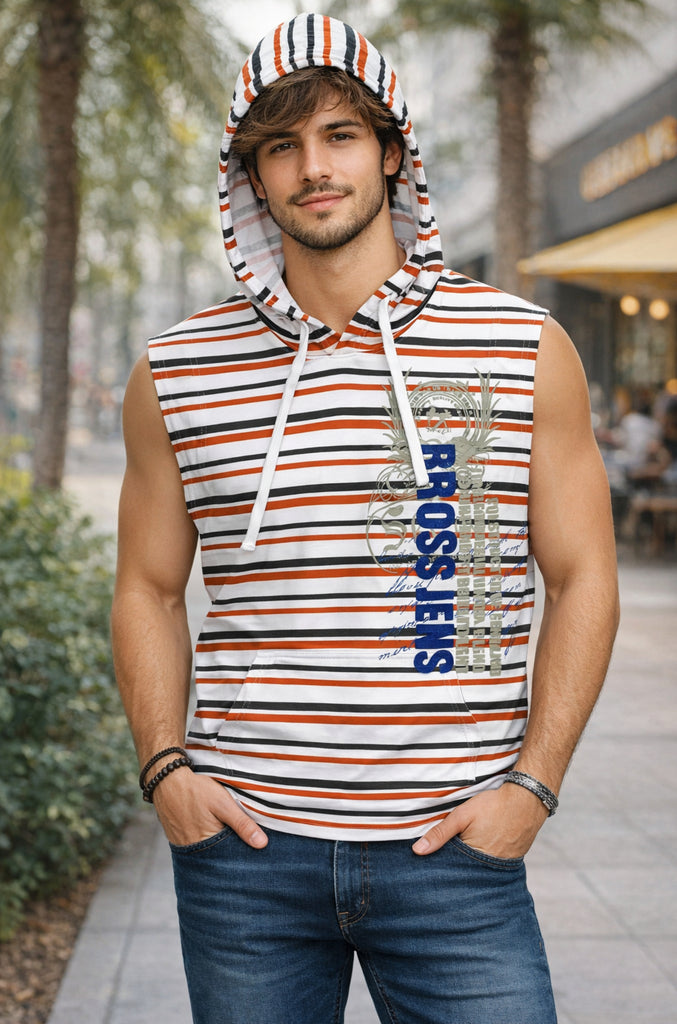 Polera Sin Manga Bross White (Hombre)