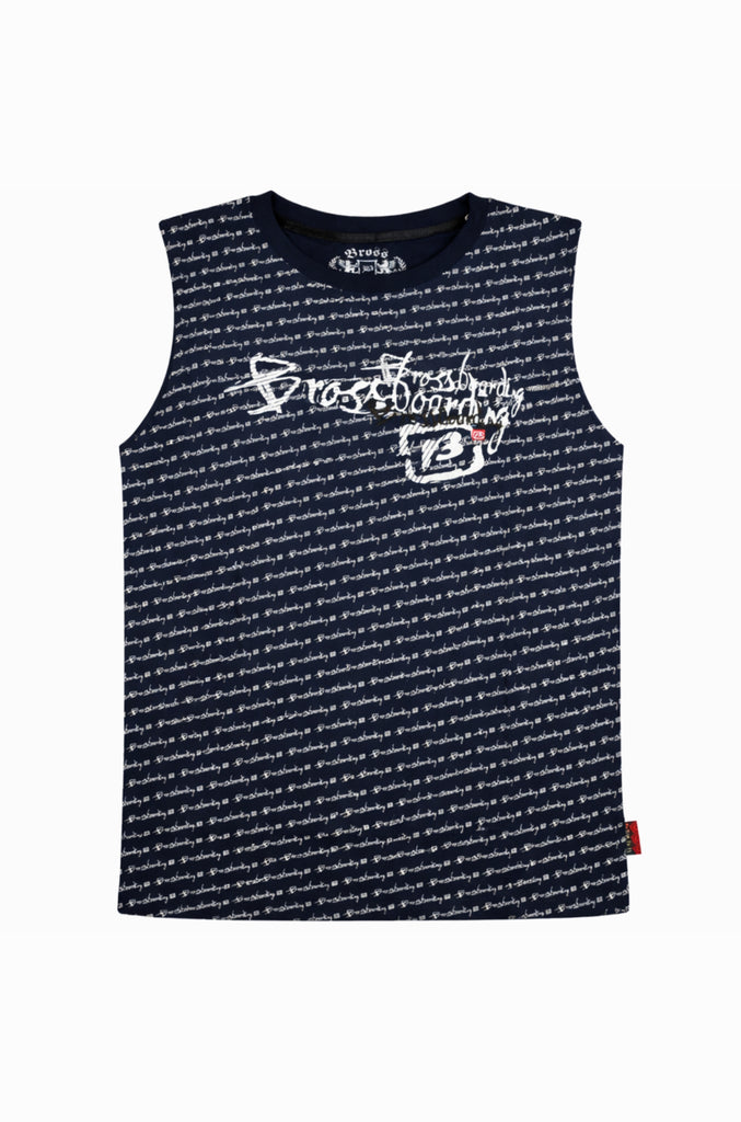 Polera Sin Mangas Bross Dark Blue (Hombre)