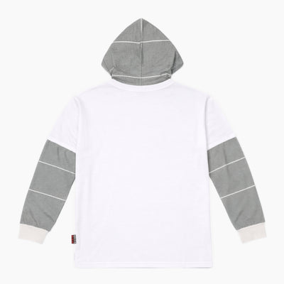 Polera Casual Manga Larga Bross White (Hombre)