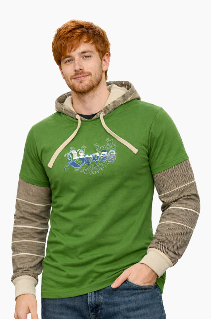 Polera Casual Manga Larga Bross Green (Hombre)