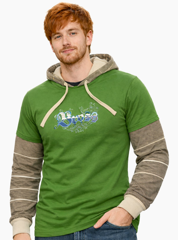 Polera Casual Manga Larga Bross Green (Hombre)
