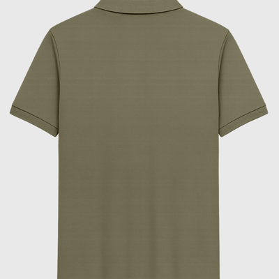 Polera Piqué Olive Green (Hombre)