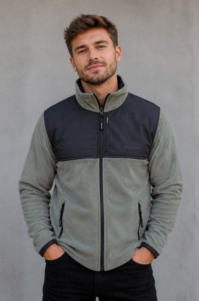 Polerón Polar Taslan V1 Wanser Gray (Hombre)