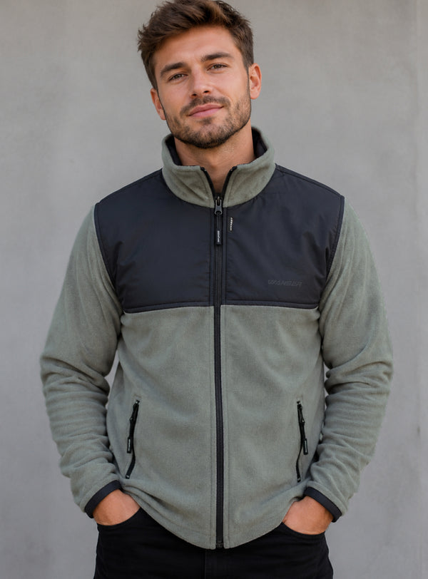 Polerón Polar Taslan V1 Wanser Gray (Hombre)