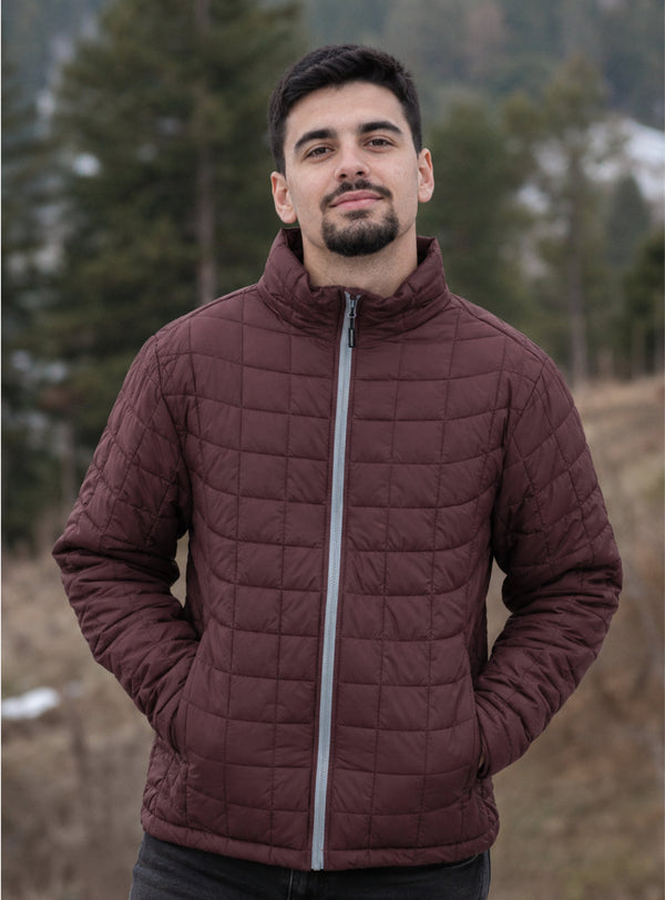 Parka Bicolor Wanser Burdeo (Hombre)