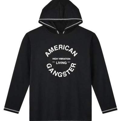 Polera Casual Manga Larga Wanser Black (Hombre)