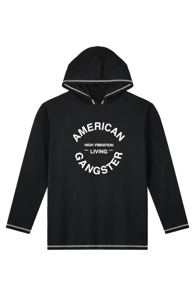 Polera Casual Manga Larga Wanser Black (Hombre)