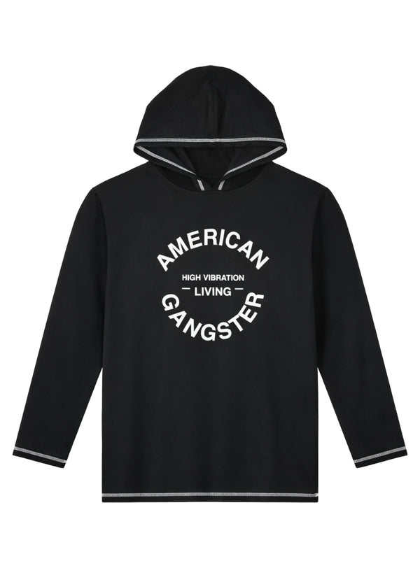 Polera Casual Manga Larga Wanser Black (Hombre)