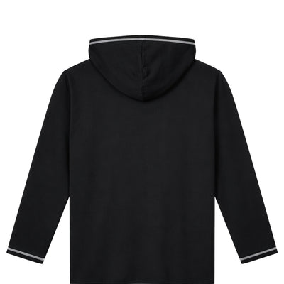 Polera Casual Manga Larga Wanser Black (Hombre)