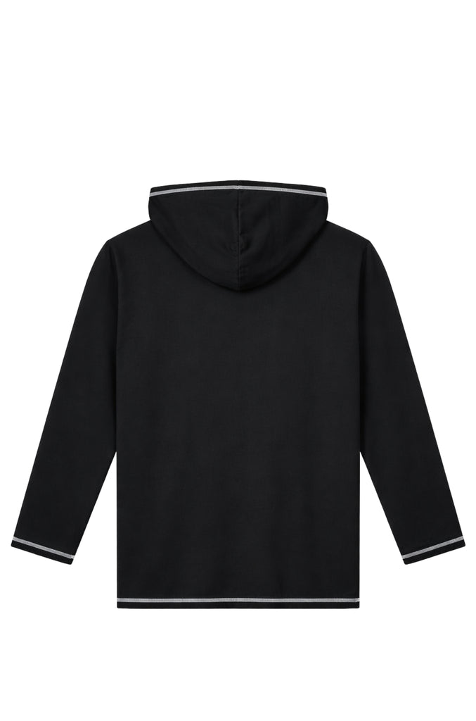 Polera Casual Manga Larga Wanser Black (Hombre)