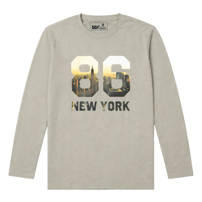 Polera Casual Manga Larga Wanser Gray (Hombre)