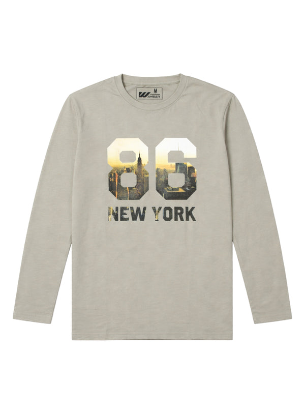 Polera Casual Manga Larga Wanser Gray (Hombre)