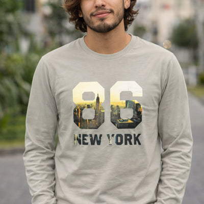 Polera Casual Manga Larga Wanser Gray (Hombre)